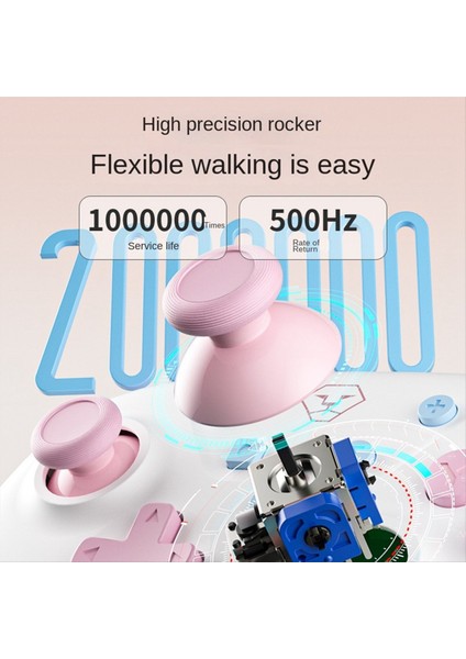 Switch Bluetooth Gamepad Için Aolion 3-Modlu Somatosensoriyel Titreşim Şeker Renkli Sap Beyaz (Yurt Dışından) modelleri