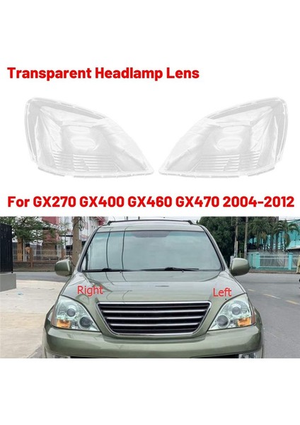 Lexus GX270 GX400 GX460 GX470 04-12 Head Light Cam Lens Kabuk Şeffaf Göbek Labbor (Yurt Dışından) fiyatları