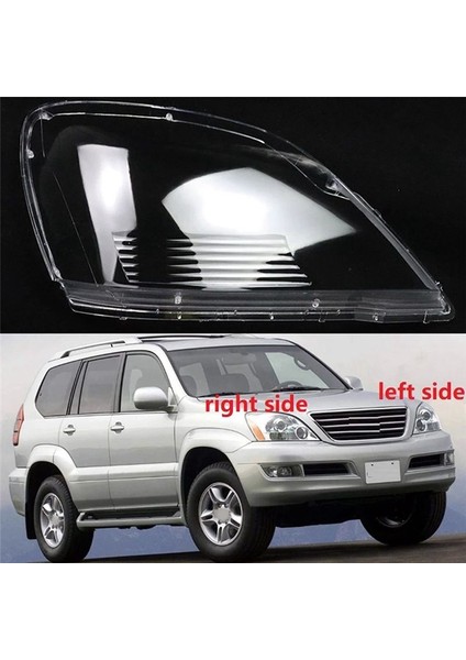 Lexus GX270 GX400 GX460 GX470 04-12 Head Light Cam Lens Kabuk Şeffaf Göbek Labbor (Yurt Dışından) modelleri
