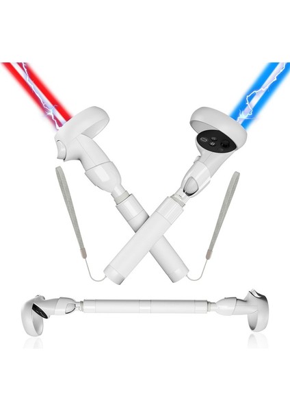Oculus Quest2 Lightsaber Rgb Işık Tüp Vr Egzersiz Oyunları Için Sabre Heards Controller&#39 I Beat Vr Aksesuarları (Yurt Dışından)