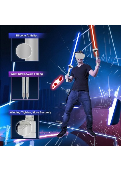 Oculus Quest2 Lightsaber Rgb Işık Tüp Vr Egzersiz Oyunları Için Sabre Heards Controller&#39 I Beat Vr Aksesuarları (Yurt Dışından) indirimleri