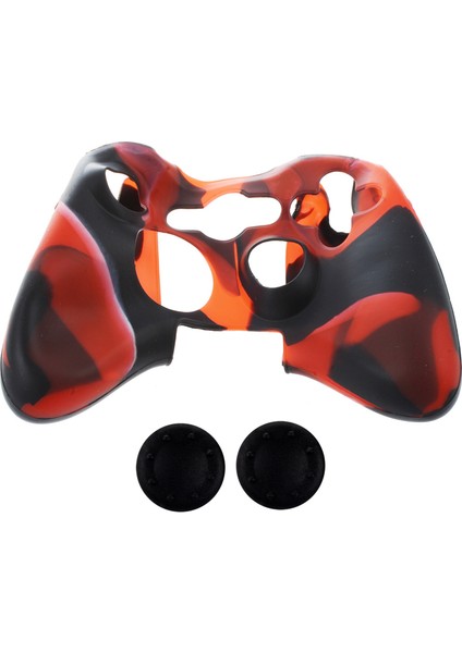 Xbox 360 Için 3 Pcs Denetleyici Kılıf 1paır Game Tompstıck Joystıck Kavrak Kapak Kapak Kapak &amp 1 Pcs Silikon Kapak Kılıfı Cilt (Yurt Dışından)