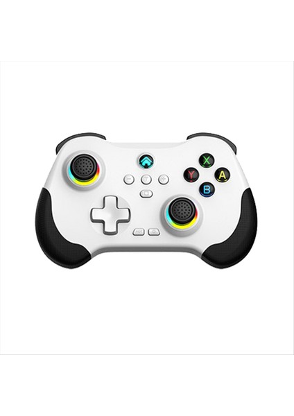 Kablosuz Oyun Denetleyicisi Bluetooth 6 Eksenli Hareket Sensörü Turbo Programlanabilir Joystick Switch Steam Ps3 Ps4 Pc Beyaz (Yurt Dışından)