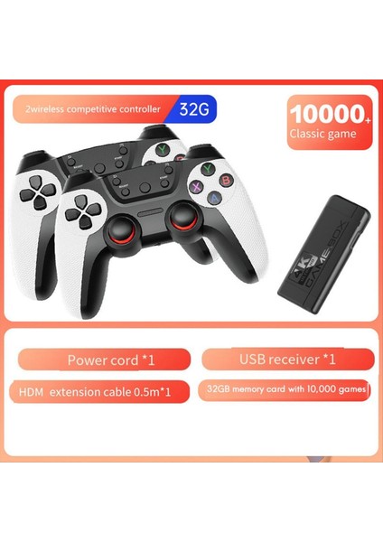 K9 4K Oyun Stick Tv Video Oyunu Konsolu 32G 10000+OYUNLAR 2 4g Kablosuz Denetleyici Ps1 GB Gba Simülatörü Için Çift Oyuncu (Yurt Dışından) fiyatları