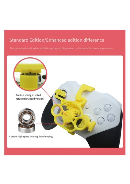 Xboxonesx Için Mini Direksiyon Simidi Elite2 Tutma Oyun Yardımcı Denetleyici Tutucu Oyun Aksesuarları Beyaz (Yurt Dışından) fırsatları