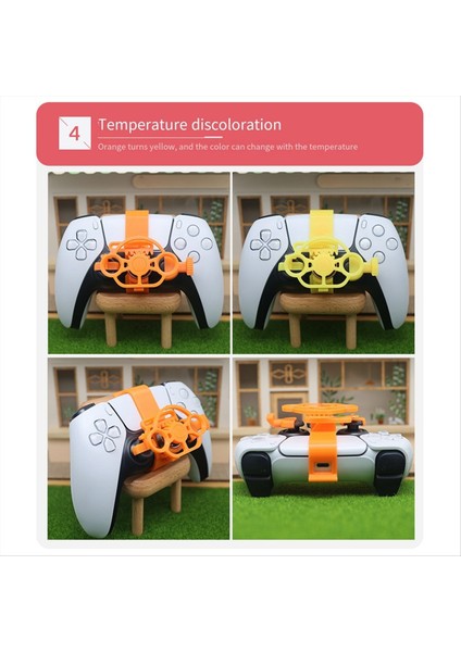 Ps5 Tutamaklı Oyun Joystick Racing Oyunu Yardımcı Kontrolör Oyun Tutucu Aksesuarları Için Mini Direksiyon Simidi (Yurt Dışından) indirimleri