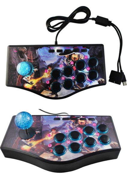 2pcs Retro Arcade Oyunu Rocker Denetleyicisi USB Ps2/ps3/pc/android Için Joystick - No A &amp No B (Yurt Dışından) fiyatları