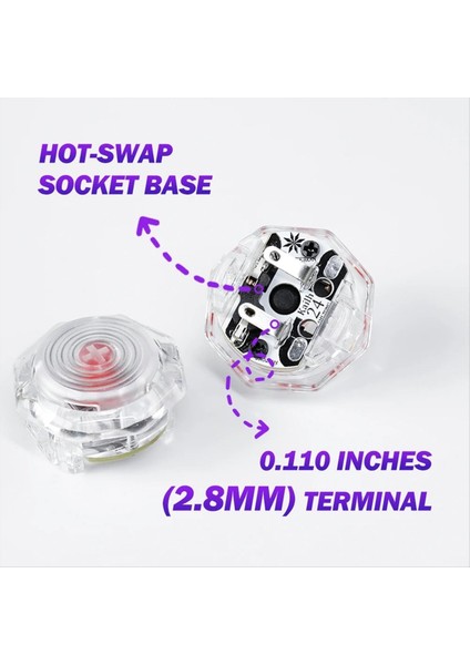 Arcade Dövüş Klavye Kristal Toka Düğmeleri Ultra Slim Profesyonel Yanıt Kailh Choc V2 Düşük Profil Anahtarı C (Yurt Dışından) fırsatları