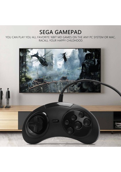 Sega Genesis / Md Pc / 2 Y1301 / Mac Mega Drive Siyah Plastik (Yurt Dışından) fırsatları