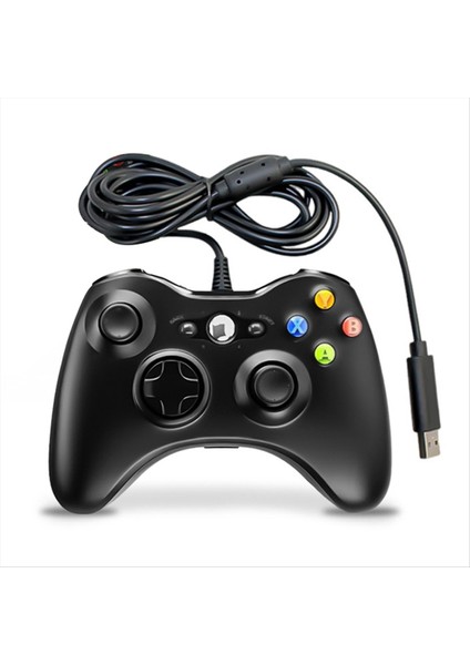 USB Wired Game Pad Joypad Gamepad Denetleyicisi Oyun Sistemi Için Kulaklık Deliği ile Pc/ XBOX360 A (Yurt Dışından)