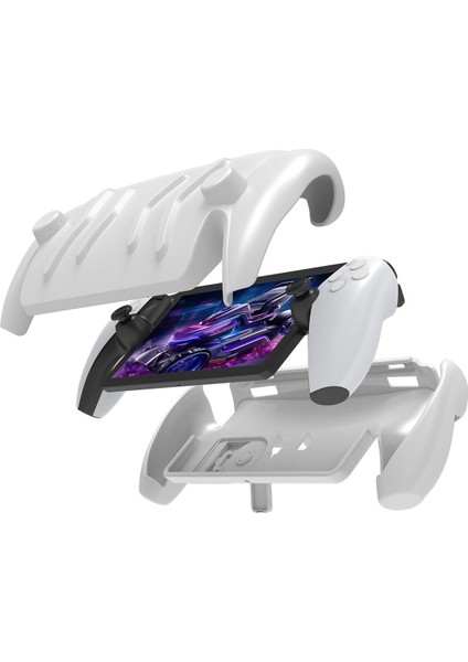 Ps5 Portal El Tipi Tpu Kapalı Kasa Için Katlanabilir Standı Ps5 Oyun El Tipi Slam Geçirmez Koruyucu Kasa Beyaz (Yurt Dışından) modelleri