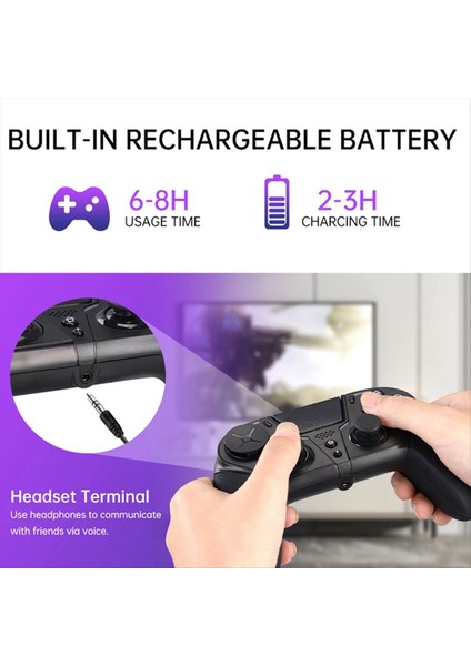 Ps4/ps4 Slim/pro Game Console Için Kablosuz Bluetooth Denetleyicisi Turbo Programlanabilir Düğme Yeşili ile Joystick Gamepad (Yurt Dışından)