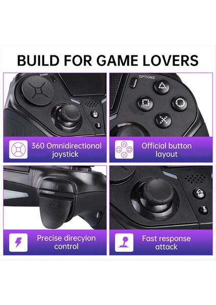 Ps4/ps4 Slim/pro Game Console Için Kablosuz Bluetooth Denetleyicisi Turbo Programlanabilir Düğme Yeşili ile Joystick Gamepad (Yurt Dışından) fiyatları
