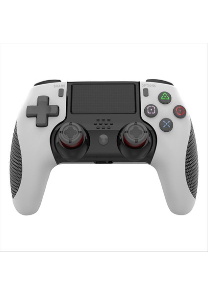 Ps4 Bluetooth Oyun Denetleyicisi Için Ps4 Konsol Serisini Çift Motor Titreşimine ve Altı Eksenli Algılama Beyazına Sahiptir (Yurt Dışından)