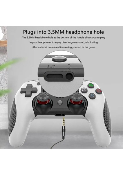 Ps4 Bluetooth Oyun Denetleyicisi Için Ps4 Konsol Serisini Çift Motor Titreşimine ve Altı Eksenli Algılama Beyazına Sahiptir (Yurt Dışından) fırsatları