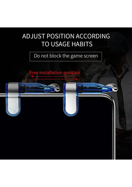Pubg Gamepad Mobil Kontrol L1 R1 Atıcı Pubg Oyunu Yangın Düğmeleri Için 8x Mini Oyun Tetikleyicisi Android Ios Için L1 R1 (Yurt Dışından) indirimleri