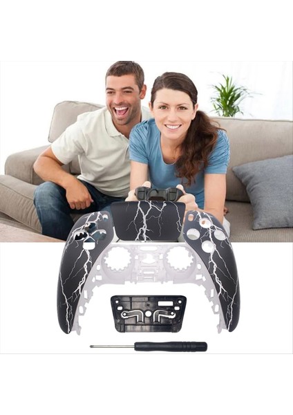 Ps5 Elite Gamepad BDM-010 1 Cilt Tipi Ön Kapak Gamepad Değiştirme Üst Kapak Değiştirme Refit Parçası B (Yurt Dışından) modelleri