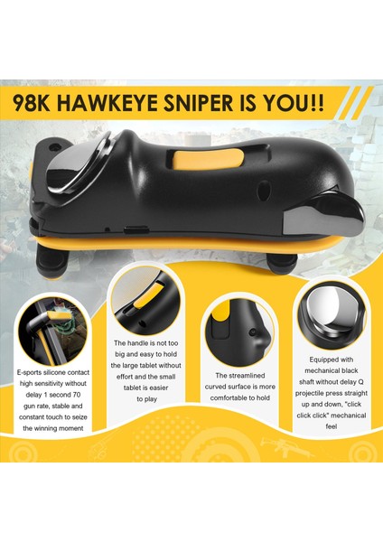 Ipad Tablet Kapasitans L1R1 Yangın Aım Düğmesi Için Pubg Tetik Denetleyicisi Cep Telefonu Için Gamepad Joystick&#39 I Tetikler (Yurt Dışından) fırsatları