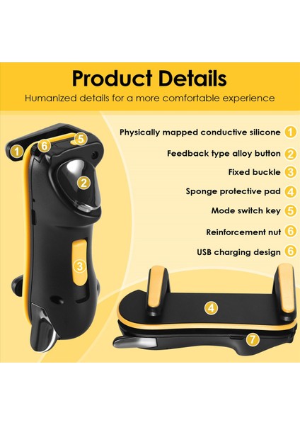 Ipad Tablet Kapasitans L1R1 Yangın Aım Düğmesi Için Pubg Tetik Denetleyicisi Cep Telefonu Için Gamepad Joystick&#39 I Tetikler (Yurt Dışından) indirimleri