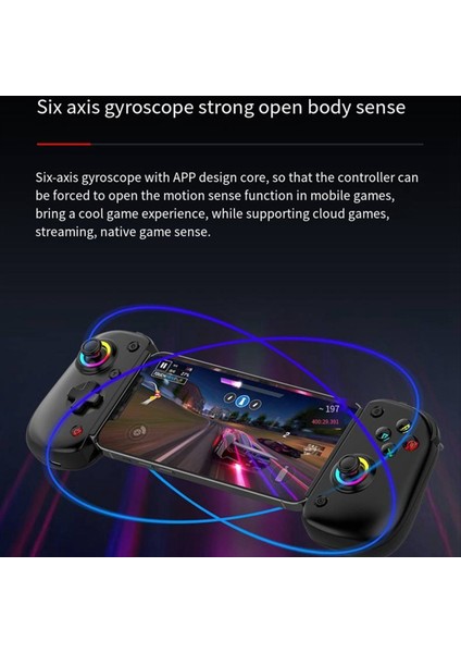 D8PRO Rgb Tablet Denetleyicisi Switch Oyunu Için Kablosuz Denetleyici P4 Android Denetleyicisi Için Bluetooth Stretch Joystick (Yurt Dışından) modelleri