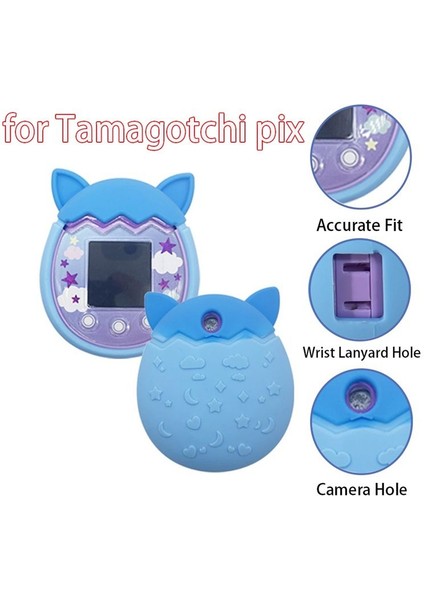 Tamagotchi Pix Silikon Kılıf Için Kapak Sanal Evcil Hayvan Makinesi Sevimli Koruyucu Kapak Kabuğu Su Geçirmez Kılıf (A) (Yurt Dışından) indirimleri
