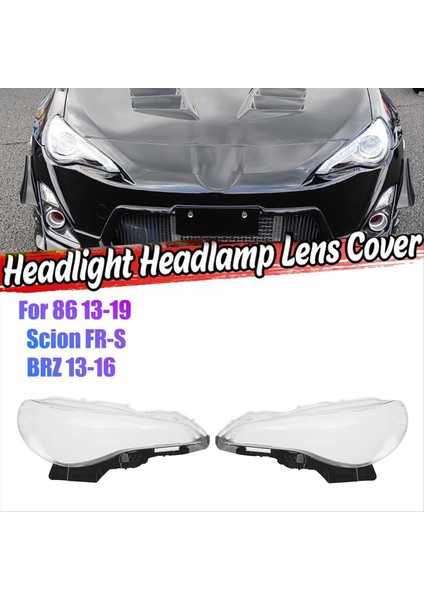 Lh Ön Far Lens Toyota Için Abajur 86 13-19/scion Fr-S/subaru Brz 13-16 Kafa Işık Lambası Kabuğu Gölge Kasası (Yurt Dışından) modelleri