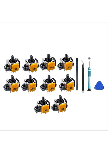 10 Adet Xbox One/serisi S/x Joysticks Salonu Elektromanyetik Ayarlanabilir Joysticks Onarım Seti (Yurt Dışından)