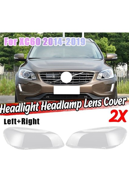 Volvo Için Sağ Ön Far Kapağı Lens Kabuğu XC60 2014-2019 Kafa Işık Lamba Gölgesi Şeffaf Kapak Muhafazası (Yurt Dışından) fiyatları
