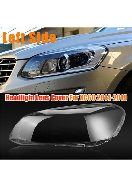 Volvo Için Sağ Ön Far Kapağı Lens Kabuğu XC60 2014-2019 Kafa Işık Lamba Gölgesi Şeffaf Kapak Muhafazası (Yurt Dışından) modelleri
