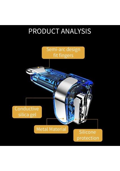 Pubg Gamepad Mobil Kontrol L1 R1 Atıcı Pubg Oyunu Yangın Düğmeleri Için 6x Mini Oyun Tetikleyicisi L1 R1 (Yurt Dışından) indirimleri