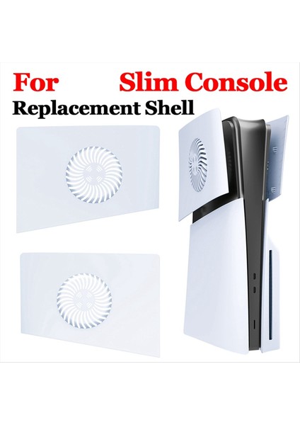 Soğutma Havalandırmaları ile Koruyucu Kabuk Kapağı Yedek Plaka Anti-Çizgi Anti-Çizgi Yüz Plakası Sony Ps5 Slim Console (Yurt Dışından) modelleri