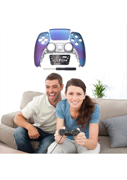 Ps5 Elite Gamepad BDM-010 1 Nesil Sürüm Ön Kapak Gamepad Değiştirme Üst Kapak Değiştirme Refit Part D (Yurt Dışından) modelleri