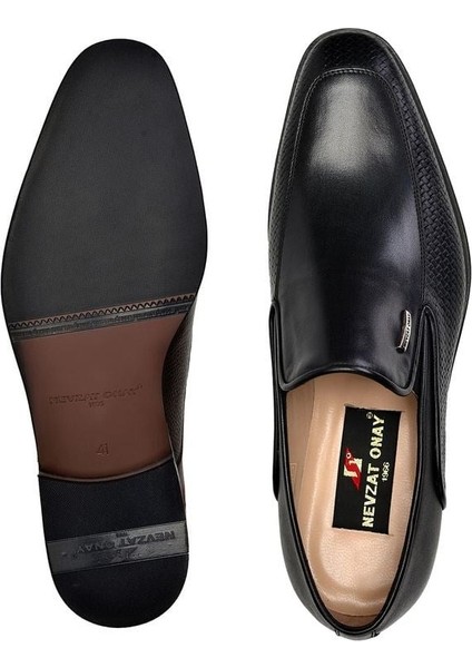 Siyah Günlük Neolit Erkek Loafer Ayakkabı fırsatları