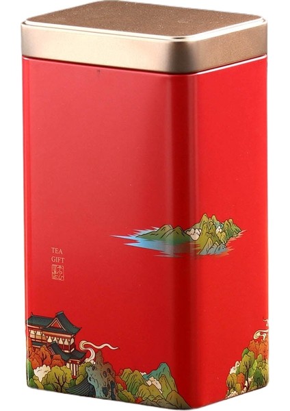 2 Ulusal Stil Yaratıcı Kare Çay Teneke Kutular (Yurt Dışından)