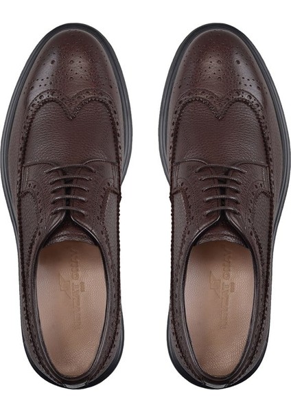 Kahverengi Bağcıklı Erkek Günlük Ayakkabı