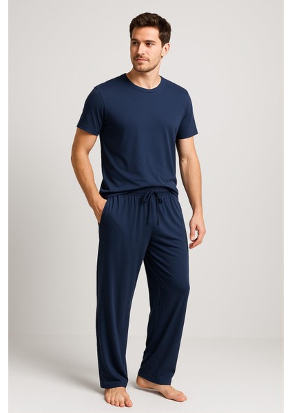 Erkek Kısa Kollu Basic Esnek Likralı Viskoz T-Shirt MAN01 fırsatları