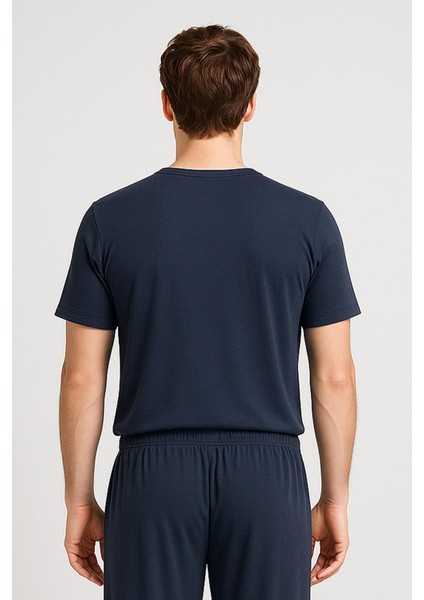 Erkek Kısa Kollu Basic Esnek Likralı Viskoz T-Shirt MAN01 indirimleri