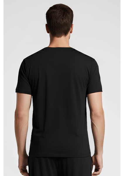 Erkek Kısa Kollu Basic Esnek Likralı Viskoz T-Shirt MAN01 indirimleri