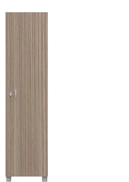 Tek Kapılı Metal Gövdeli Ahşap Kapaklı Soyunma Dolabı – Askılıklı ve Raflı – Ev & Ofis Kullanımına Uygun fırsatları