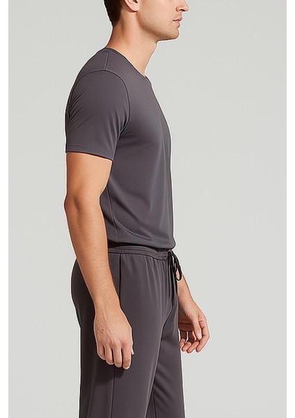 Erkek Kısa Kollu Basic Esnek Likralı Viskoz T-Shirt MAN01 fiyatları