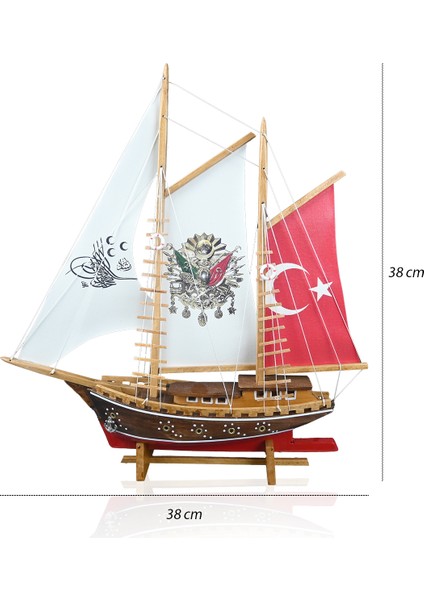 Osmanlı Tuğralı Gemi Maketi, Ofis ve Ev Hediyesi, Maket Gemi