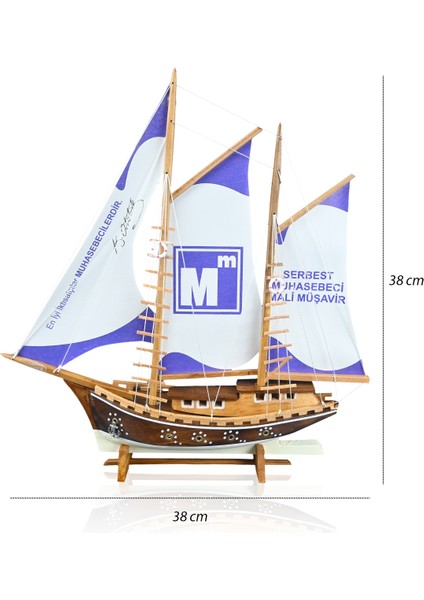 Serbest Muhasebeci Mali Müşavir Temalı Gemi Maketi, Maket Gemi, Smmm