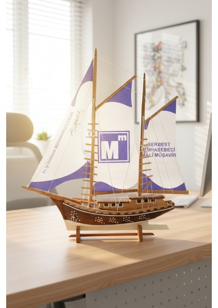 Serbest Muhasebeci Mali Müşavir Temalı Gemi Maketi, Maket Gemi, Smmm indirimleri