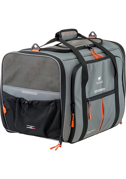 Voyager Pro 450 Kedi Köpek Kumaş Taşıma Çantası Gri 50X39X39 cm