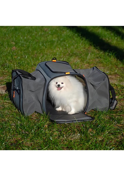 Voyager Pro 450 Kedi Köpek Kumaş Taşıma Çantası Gri 50X39X39 cm fiyatları