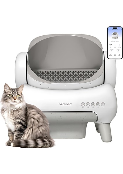 Üstü Açık Akıllı Kedi Tuvaleti Beyaz fiyatları