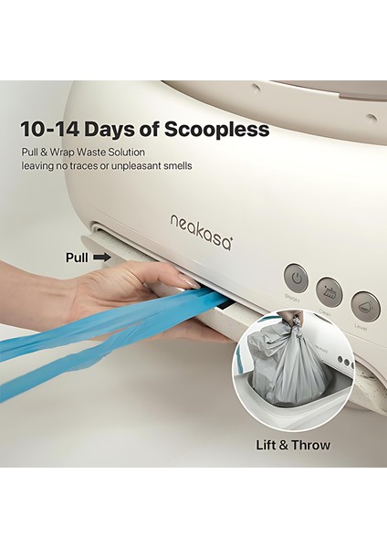 Üstü Açık Akıllı Kedi Tuvaleti Beyaz indirimleri