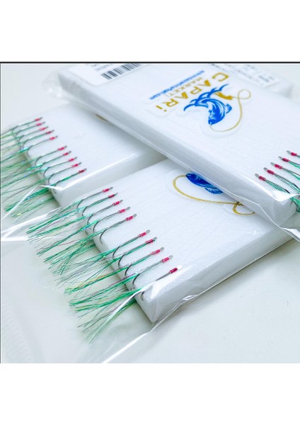 8 Adet 10'lu Çapari Takımı Gündüz ve Gece Avı Için Açık Yeşil -Yeşil , Kırmızı -Koyu Kırmızı fiyatları