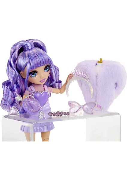 Rainbow High Yaratıcı Kristaller Moda Bebeği - Violet Willow modelleri