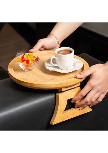 PBT-414 Bambu Koltuk Matı Ahşap Kanepe Koltuk Kenarı Sehpa Yan Sehpa Koltuk Katlanabilir Koltuk Kenarı Tepsisi fırsatları